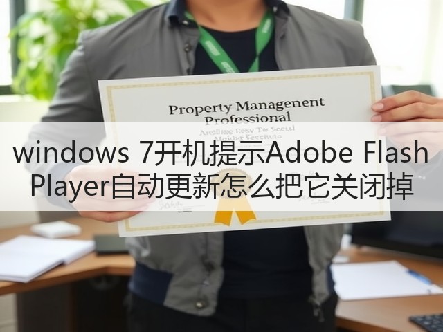 windows 7开机提示Adobe Flash Player自动更新怎么把它关闭掉(图3) windows 7开机提示Adobe Flash Player自动更新怎么把它关闭掉(图3)