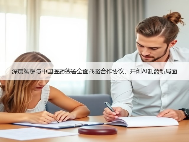 深度智耀与中国医药签署全面战略合作协议,开创AI制药新局面(图2) 深度智耀与中国医药签署全面战略合作协议,开创AI制药新局面(图2)