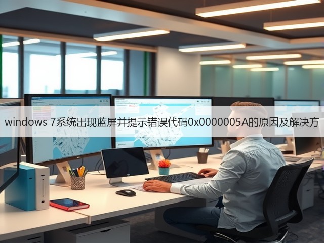 windows 7系统出现蓝屏并提示错误代码0x0000005A的原因及解决方(图1)