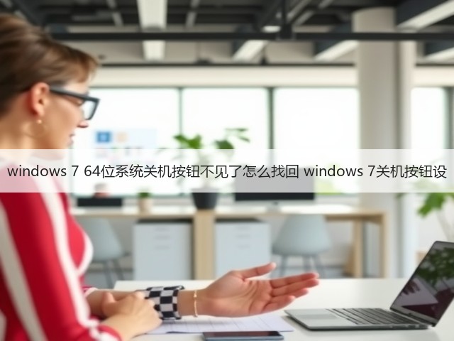 windows 7 64位系统关机按钮不见了怎么找回 windows 7关机按钮设(图1) windows 7 64位系统关机按钮不见了怎么找回 windows 7关机按钮设(图1)