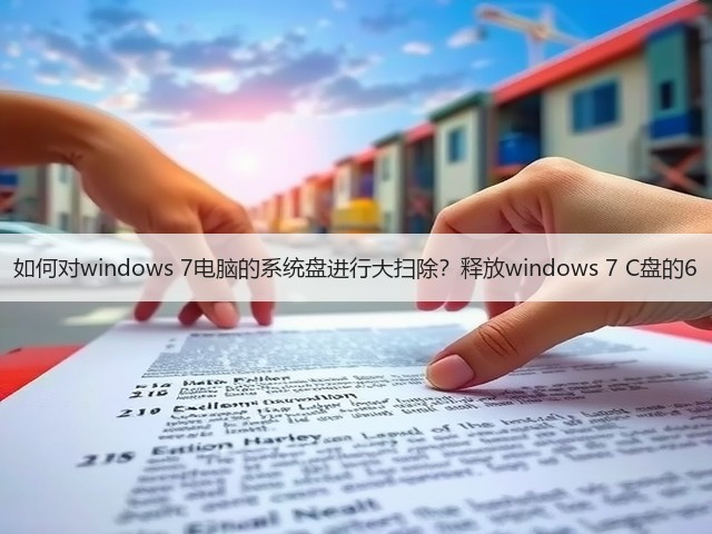 如何对windows 7电脑的系统盘进行大扫除?释放windows 7 C盘的6(图1) 如何对windows 7电脑的系统盘进行大扫除?释放windows 7 C盘的6(图1)
