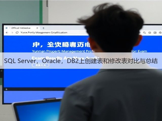 SQL Server,Oracle,DB2上创建表和修改表对比与总结(图2) SQL Server,Oracle,DB2上创建表和修改表对比与总结(图2)