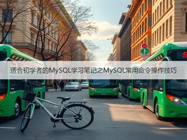 适合初学者的MySQL学习笔记之MySQL常用命令操作技巧(图1) 适合初学者的MySQL学习笔记之MySQL常用命令操作技巧(图1)