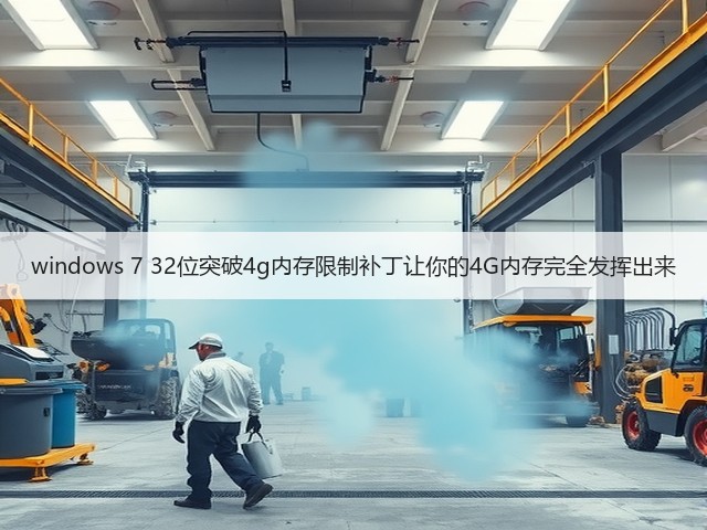windows 7 32位突破4g内存限制补丁让你的4G内存完全发挥出来(图1) windows 7 32位突破4g内存限制补丁让你的4G内存完全发挥出来(图1)