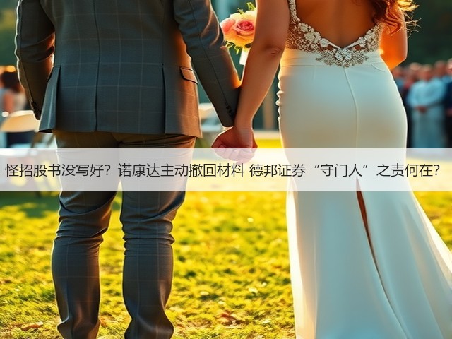 怪招股书没写好?诺康达主动撤回材料 德邦证券“守门人”之责何在?(图1) 怪招股书没写好?诺康达主动撤回材料 德邦证券“守门人”之责何在?(图1)