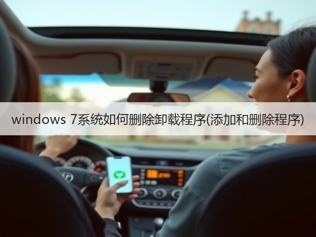 windows 7系统如何删除卸载程序(添加和删除程序)(图1) windows 7系统如何删除卸载程序(添加和删除程序)(图1)