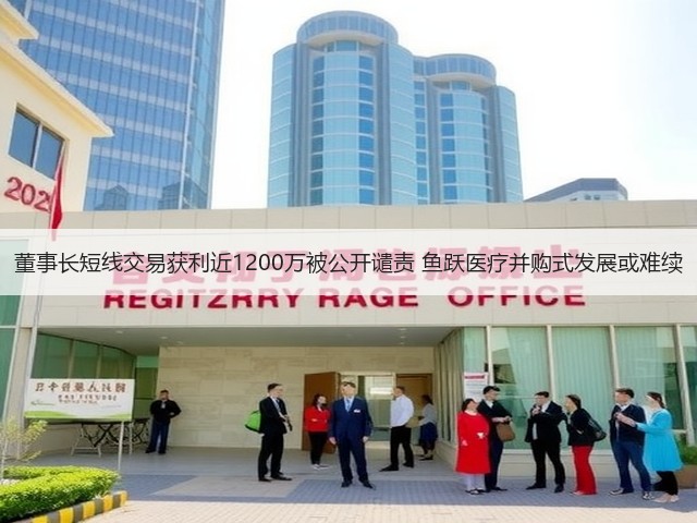 董事长短线交易获利近1200万被公开谴责 鱼跃医疗并购式发展或难续(图2) 董事长短线交易获利近1200万被公开谴责 鱼跃医疗并购式发展或难续(图2)