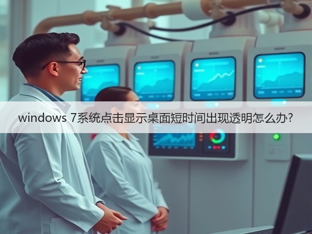 windows 7系统点击显示桌面短时间出现透明怎么办?(图3) windows 7系统点击显示桌面短时间出现透明怎么办?(图3)