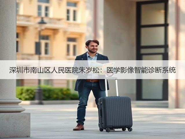 深圳市南山区人民医院朱岁松:医学影像智能诊断系统(图3) 深圳市南山区人民医院朱岁松:医学影像智能诊断系统(图3)
