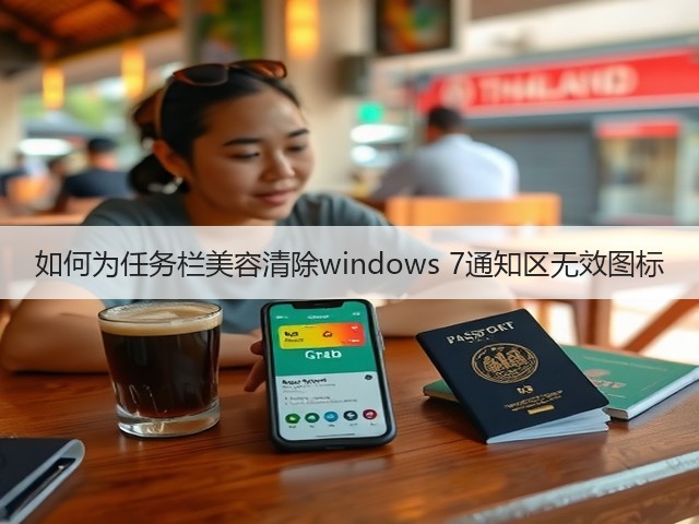如何为任务栏美容清除windows 7通知区无效图标(图1) 如何为任务栏美容清除windows 7通知区无效图标(图1)
