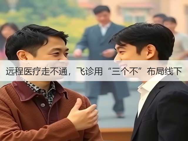 远程医疗走不通，飞诊用“三个不”布局线下(图1)