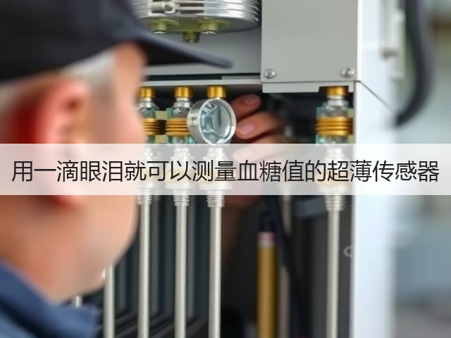 用一滴眼泪就可以测量血糖值的超薄传感器(图3)