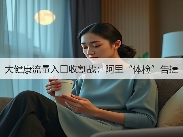 大健康流量入口收割战：阿里“体检”告捷(图1)