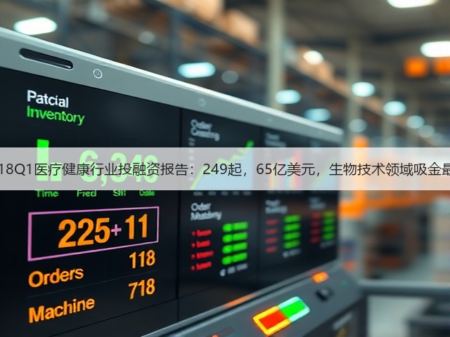 2018Q1医疗健康行业投融资报告:249起,65亿美元,生物技术领域吸金最多(图1) 2018Q1医疗健康行业投融资报告:249起,65亿美元,生物技术领域吸金最多(图1)