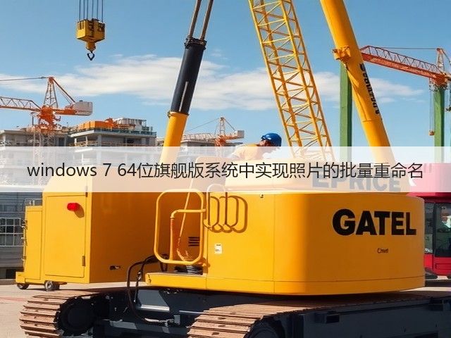 windows 7 64位旗舰版系统中实现照片的批量重命名(图3)