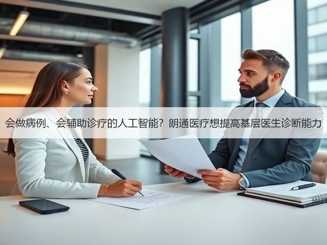 会做病例、会辅助诊疗的人工智能?朗通医疗想提高基层医生诊断能力(图1) 会做病例、会辅助诊疗的人工智能?朗通医疗想提高基层医生诊断能力(图1)