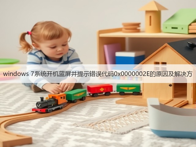 windows 7系统开机蓝屏并提示错误代码0x0000002E的原因及解决方(图1) windows 7系统开机蓝屏并提示错误代码0x0000002E的原因及解决方(图1)