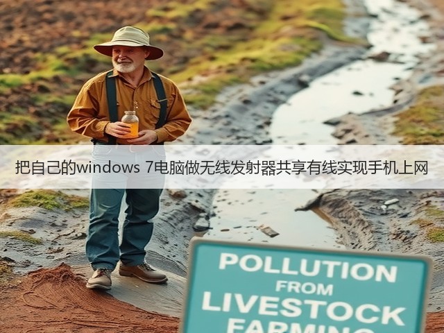 把自己的windows 7电脑做无线发射器共享有线实现手机上网(图1) 把自己的windows 7电脑做无线发射器共享有线实现手机上网(图1)
