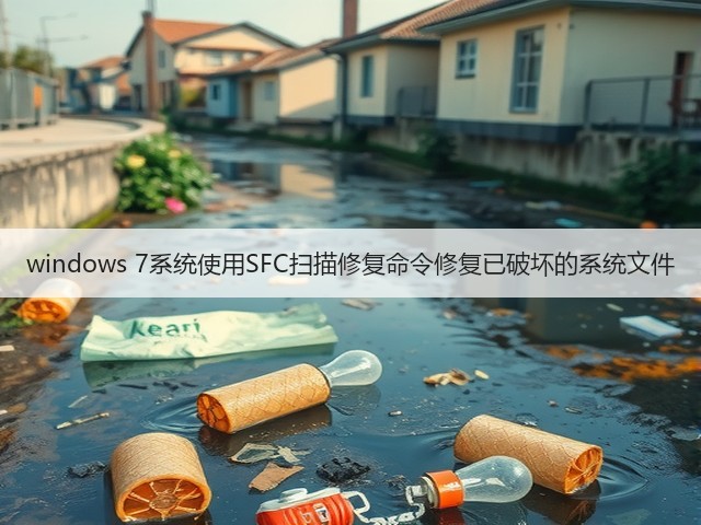 windows 7系统使用SFC扫描修复命令修复已破坏的系统文件(图2)