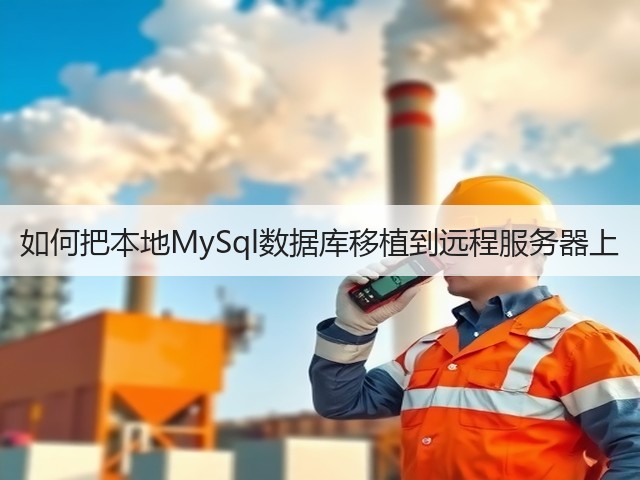 如何把本地MySql数据库移植到远程服务器上(图3) 如何把本地MySql数据库移植到远程服务器上(图3)