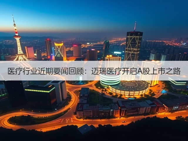 医疗行业近期要闻回顾:迈瑞医疗开启A股上市之路(图2) 医疗行业近期要闻回顾:迈瑞医疗开启A股上市之路(图2)
