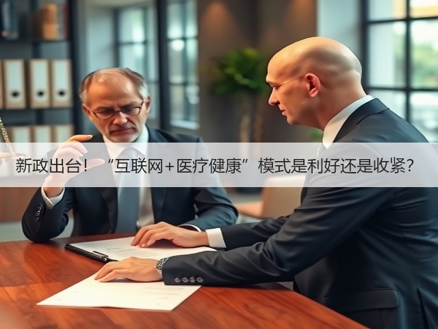 新政出台!“互联网+医疗健康”模式是利好还是收紧?(图3) 新政出台!“互联网+医疗健康”模式是利好还是收紧?(图3)