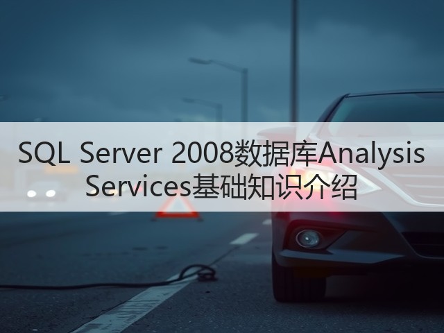 SQL Server 2008数据库Analysis Services基础知识介绍(图2)