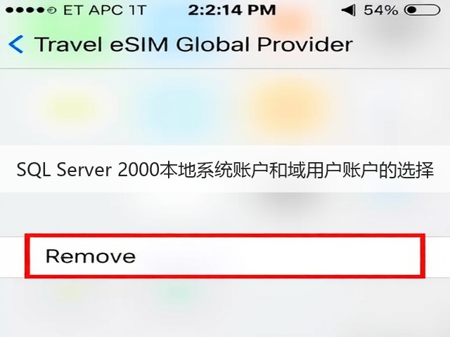 SQL Server 2000本地系统账户和域用户账户的选择(图2) SQL Server 2000本地系统账户和域用户账户的选择(图2)