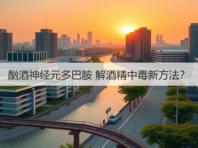 酗酒神经元多巴胺 解酒精中毒新方法?(图1) 酗酒神经元多巴胺 解酒精中毒新方法?(图1)