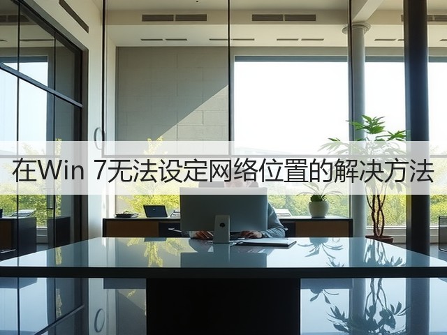 在Win 7无法设定网络位置的解决方法(图3)