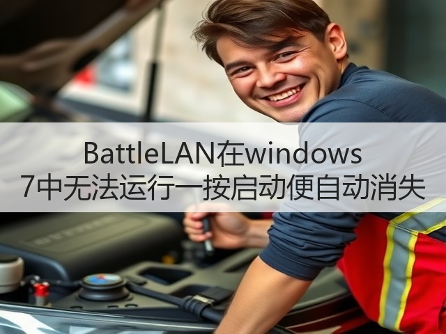 BattleLAN在windows 7中无法运行一按启动便自动消失(图1)