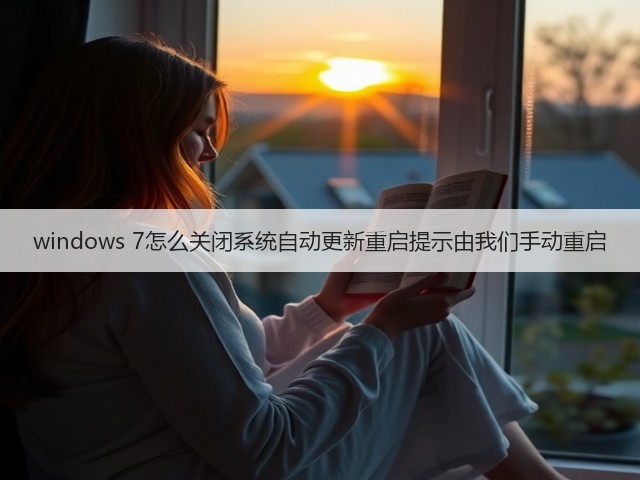 windows 7怎么关闭系统自动更新重启提示由我们手动重启(图3) windows 7怎么关闭系统自动更新重启提示由我们手动重启(图3)