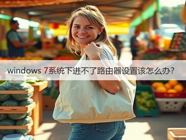 windows 7系统下进不了路由器设置该怎么办?(图2) windows 7系统下进不了路由器设置该怎么办?(图2)