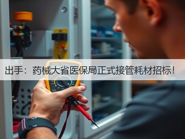 出手:药械大省医保局正式接管耗材招标!(图3) 出手:药械大省医保局正式接管耗材招标!(图3)