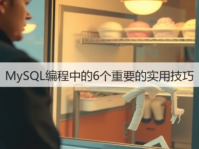 MySQL编程中的6个重要的实用技巧(图3) MySQL编程中的6个重要的实用技巧(图3)