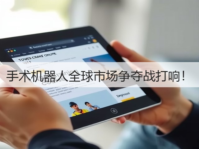 手术机器人全球市场争夺战打响!(图2) 手术机器人全球市场争夺战打响!(图2)