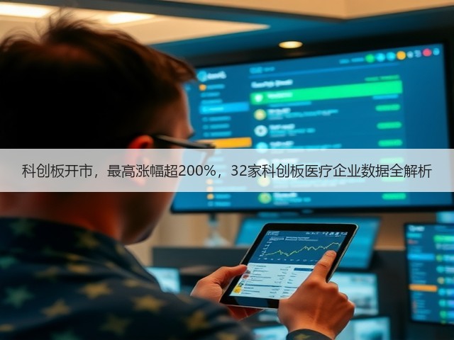 科创板开市,最高涨幅超200%,32家科创板医疗企业数据全解析(图3) 科创板开市,最高涨幅超200%,32家科创板医疗企业数据全解析(图3)
