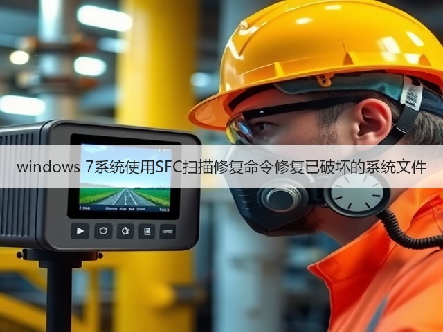 windows 7系统使用SFC扫描修复命令修复已破坏的系统文件(图3)