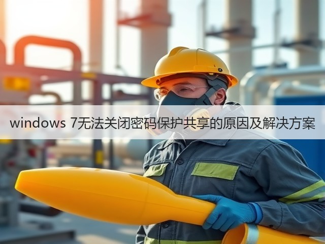 windows 7无法关闭密码保护共享的原因及解决方案(图2) windows 7无法关闭密码保护共享的原因及解决方案(图2)
