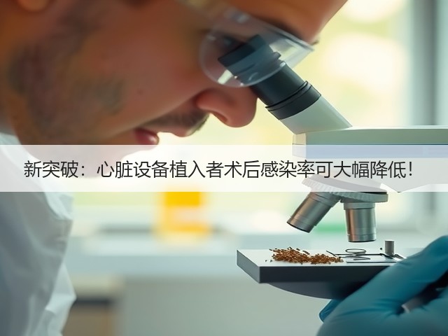 新突破:心脏设备植入者术后感染率可大幅降低!(图1) 新突破:心脏设备植入者术后感染率可大幅降低!(图1)