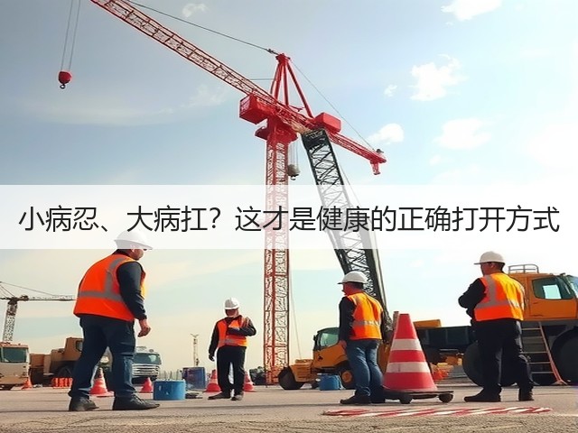 小病忍、大病扛?这才是健康的正确打开方式(图2) 小病忍、大病扛?这才是健康的正确打开方式(图2)