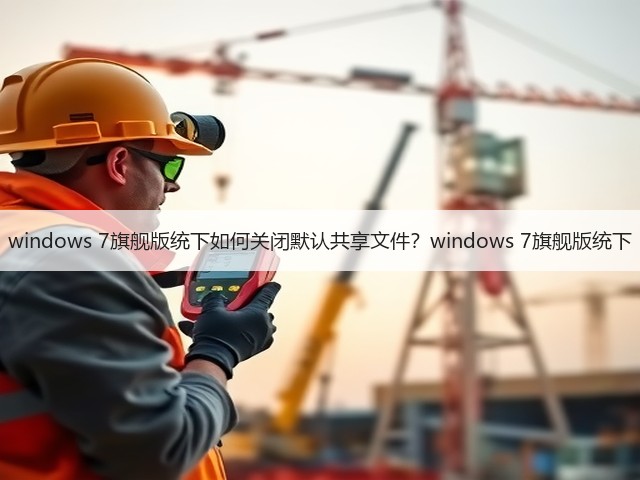 windows 7旗舰版统下如何关闭默认共享文件?windows 7旗舰版统下(图3) windows 7旗舰版统下如何关闭默认共享文件?windows 7旗舰版统下(图3)