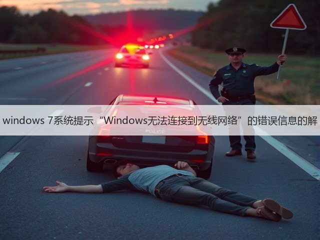 windows 7系统提示“Windows无法连接到无线网络”的错误信息的解(图2) windows 7系统提示“Windows无法连接到无线网络”的错误信息的解(图2)