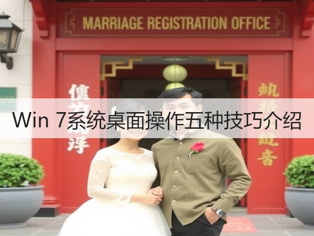 Win 7系统桌面操作五种技巧介绍(图1) Win 7系统桌面操作五种技巧介绍(图1)