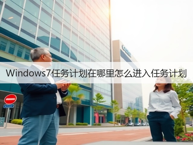Windows7任务计划在哪里怎么进入任务计划(图1) Windows7任务计划在哪里怎么进入任务计划(图1)