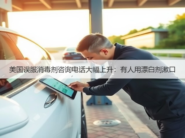 美国误服消毒剂咨询电话大幅上升:有人用漂白剂漱口(图3) 美国误服消毒剂咨询电话大幅上升:有人用漂白剂漱口(图3)