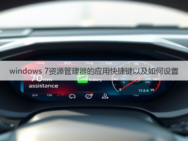 windows 7资源管理器的应用快捷键以及如何设置(图2) windows 7资源管理器的应用快捷键以及如何设置(图2)