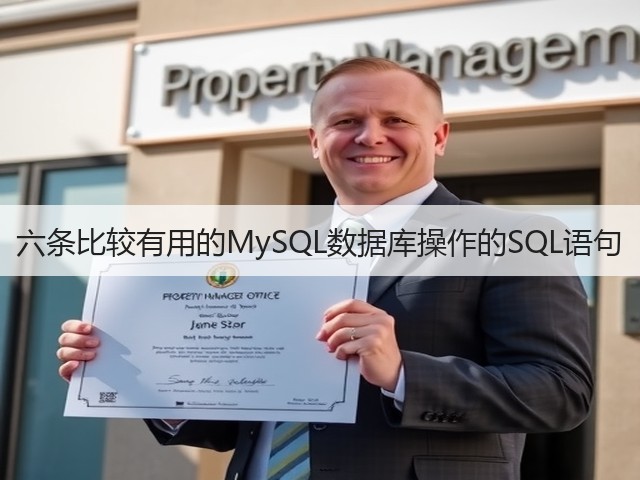 六条比较有用的MySQL数据库操作的SQL语句(图2) 六条比较有用的MySQL数据库操作的SQL语句(图2)