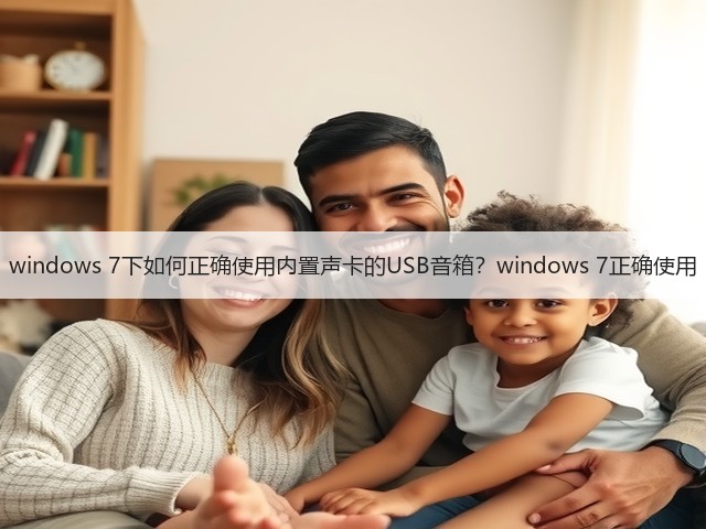 windows 7下如何正确使用内置声卡的USB音箱?windows 7正确使用(图3) windows 7下如何正确使用内置声卡的USB音箱?windows 7正确使用(图3)