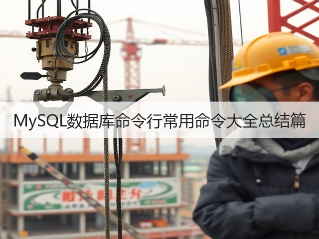 MySQL数据库命令行常用命令大全总结篇(图1) MySQL数据库命令行常用命令大全总结篇(图1)